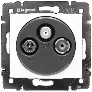 Toma TV/r/sat intermedia VALENA blanco LEGRAND 774437