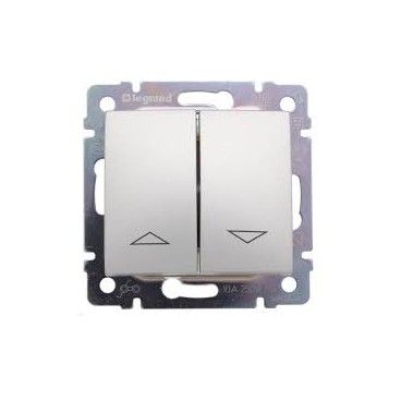 Pulsador persiana VALENA aluminio LEGRAND 770114