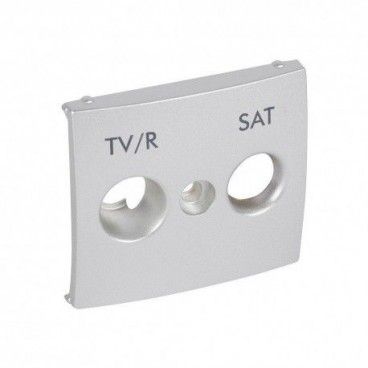 Tapa TV/r-sat VALENA aluminio  LEGRAND 770186