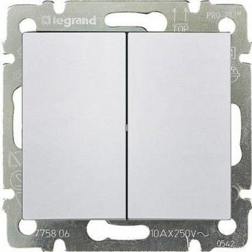 Pulsador blanco  VALENA blanco LEGRAND 774218