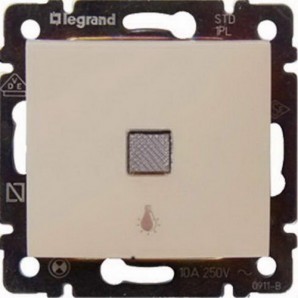 Pulsador luz VALENA marfil LEGRAND 774313