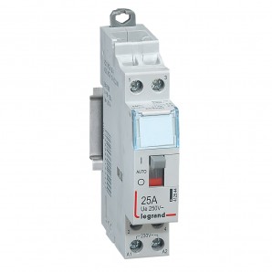 Contator com bobina 230 V 2P 250V 25 A 2 NO 1 módulo....