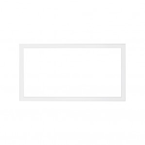 Simão 100 | Moldura de 2 elementos branco fosco 10000620-230