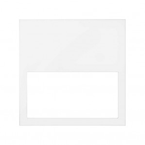 Simon 100 | Minimum frame of 1 matt white element 10001610-230