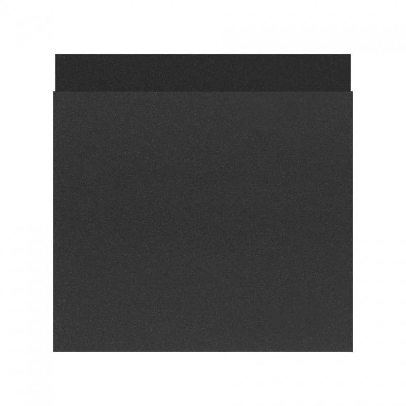 Simon 100 | Schalter- / Kommutatorabdeckung für Karte mit einem mattschwarzen Mikroschalter 10000078-238