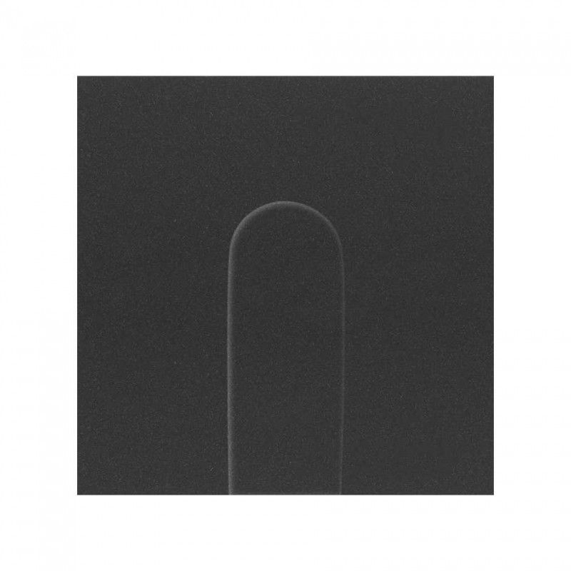 Simon 100 | Cache pour sortie de câble large noir mat 10002051-238