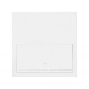 Simon 100 | 1 element front kit with 1 matt white adjustable key 10020113-230