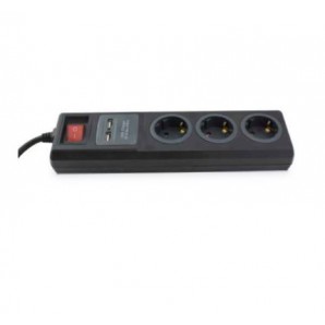 Base multiple 3T + 2 USB + Int. (3x1.5mm) 1,4M GSC 000803392