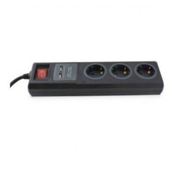 Base multiple 3T + 2 USB + Int. (3x1.5mm) 1,4M GSC 000803392