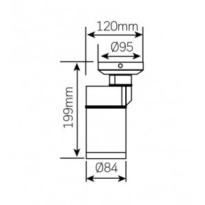 Foco superficie Artis 30W 4000K Negro GSC 000705268 2