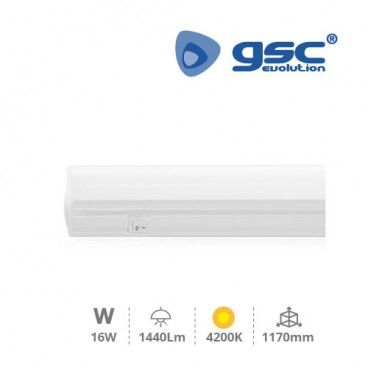 Regleta electronica T5 1170mm 16W 4200K GSC 001705380