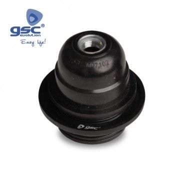 Portalamparas baquelita semiroscado E27 Negro GSC 002200734