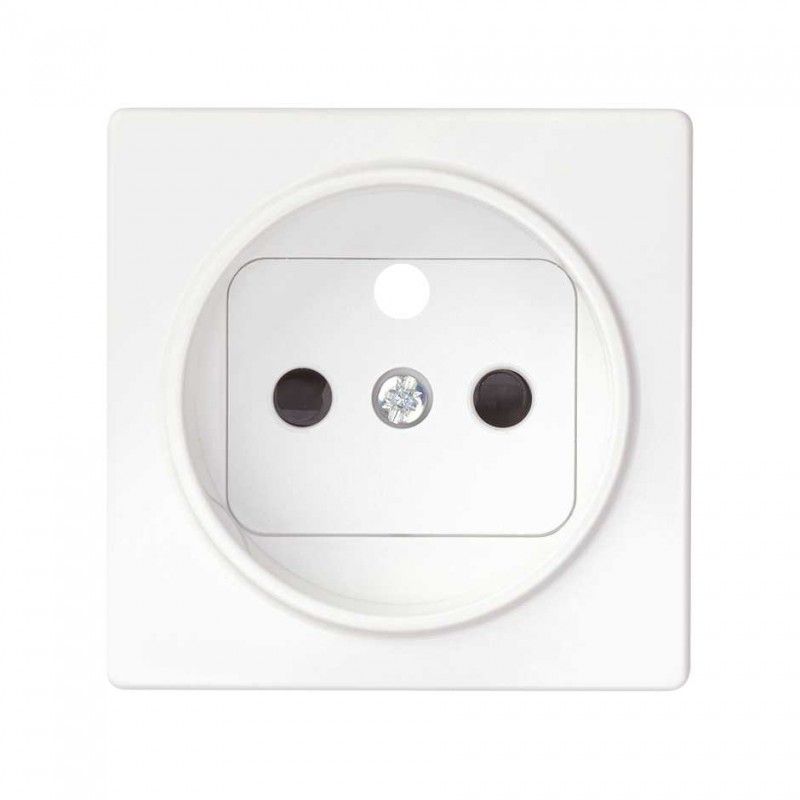 Tapa para base de enchufe francesa blanco SIMON 82 DETAIL 82068-30