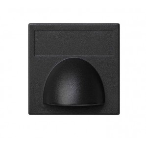 Placa embellecedora para salida de cables 1 elemento grafito Simon K45 K10/14