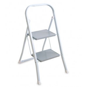 Escada de aço 2 degraus máx. 150KG 480mm GSC 003502025