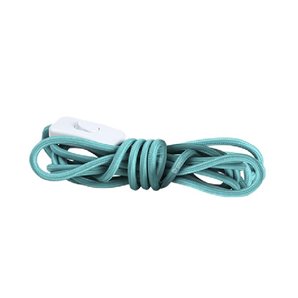 Cabo têxtil 1,5M (2x0,75mm) plugue + interruptor Turquesa GSC 001102962