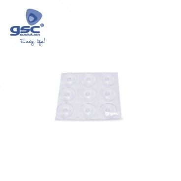Pack 9 adhesive drops 3mm Ø17mm GSC 003802789 GSC - 1