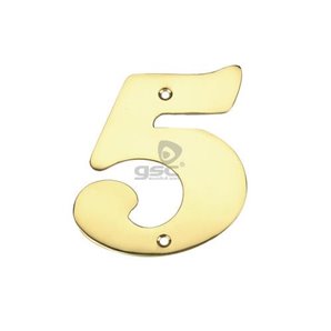 Número puerta 5 acero inoxidable con tornillo GSC 003302605