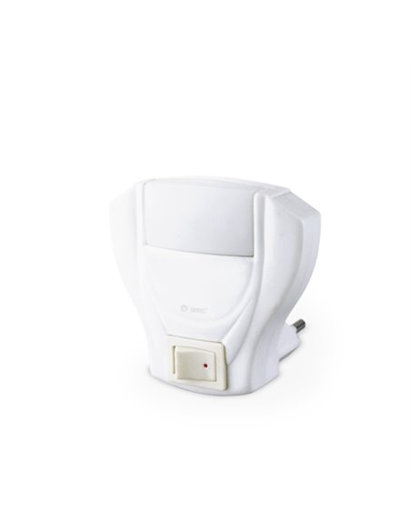 Luz de Noche ángulo recto con Interruptor 1W 230V GSC 001301230