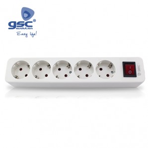 Spine Mega 5 a base multipla + interruttore a batteria GSC 000800228 GSC - 1