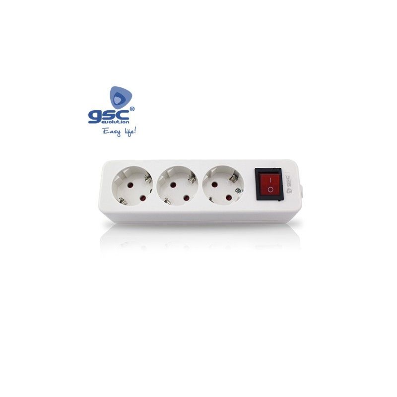 Spine Mega 3 a base multipla + interruttore a batteria GSC 000800276 GSC - 1