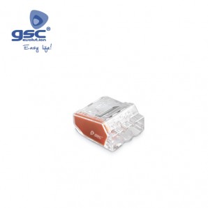 Pack 5 Steckverbinder 3-Wege 0,5-2,5 mm Orange GSC 001105518 GSC - 1