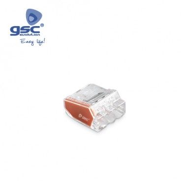 Pack 5 Connector splicing 3 way 0.5-2.5mm Orange GSC 001105518 GSC - 1