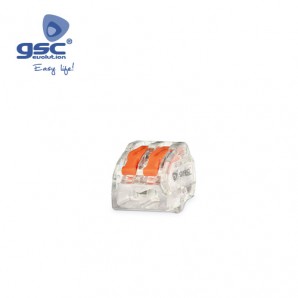 Pacote 5 Conector de emenda 2 soquetes 0,75-2,5 mm GSC...