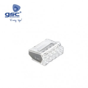 Pack 5 Connector 5 way connection 0.5-2.5mm Gray GSC 001105520 GSC - 1