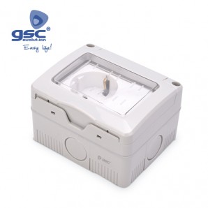 Interruptor + base de soquete Sucko 16A IP55 GSC 001203753