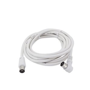 Extensão coaxial de TV angular Branco 2,5M GSC 002602971