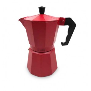Cafetera Kalossi 3 tazas Rojo GSC 400010009