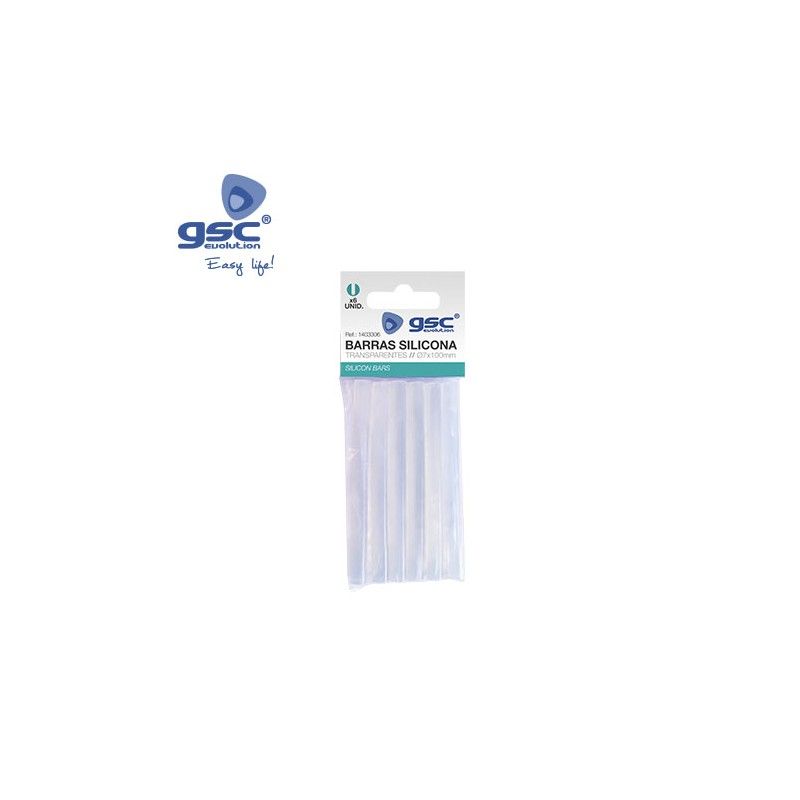 Sacchetto di 6 barre di silicone trasparente Ø7 GSC 001403306 GSC - 1