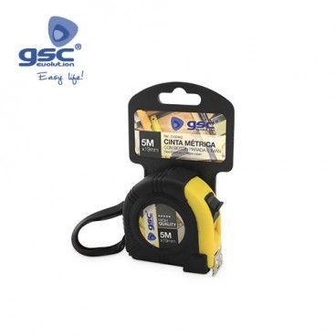 Ruban à mesurer enduit de caoutchouc avec aimant - 19 mm - 5 M GSC 002100462 GSC - 1