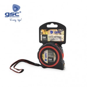 Metro a nastro in gomma + magnete + 1 pulsante di arresto 19mm-5M GSC 002100896 GSC - 1