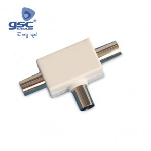 Weißkreuz-TV-Verteiler 1 Buchse / 2 Stecker GSC 002600906 GSC - 1
