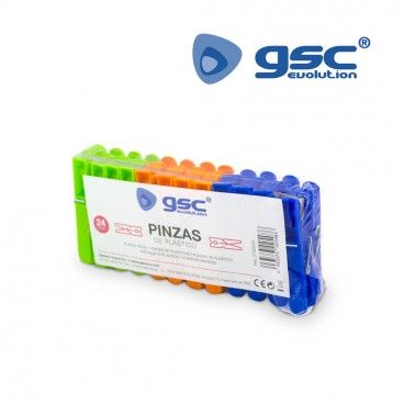 Pack 24 pinzas para ropa - plástico GSC 002702548