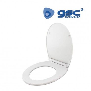Couvercle universel WC PP fermeture progressive GSC 003703186 GSC - 1