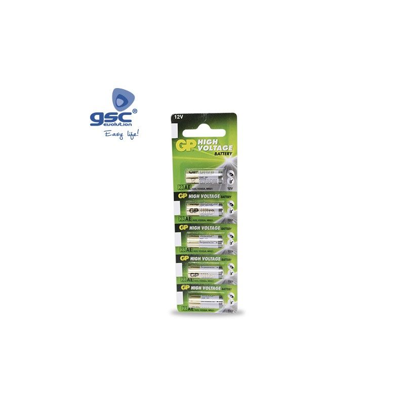 Blister 5 Pilas Alkalinas GP 23A 12V GSC 009000406