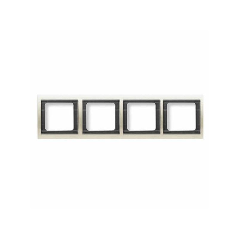 Marco 4 elementos horizontal NIESSEN Olas 8474.1 BL
