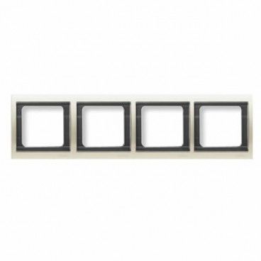 Marco 4 elementos horizontal NIESSEN Olas 8474.1 BL