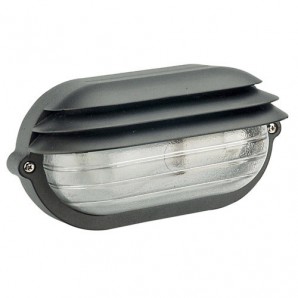 Palpebra Teto IP54 Oval Preto