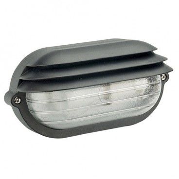 Palpebra Teto IP54 Oval Preto
