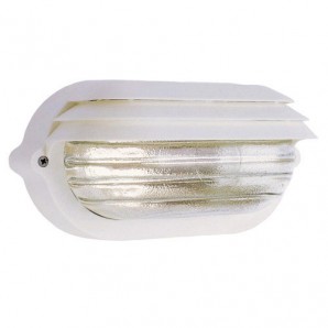 Plafon Palpebra IP54 oval branco