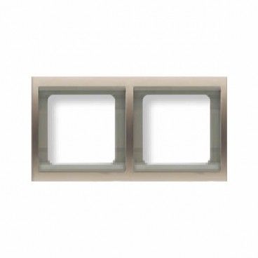 Marco 2 elementos horizontal NIESSEN Olas 8472.1 CS