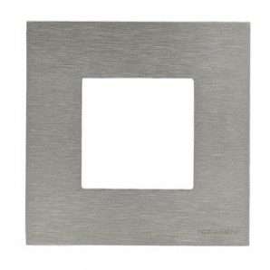 Marco 1 elemento ACERO INOX NIESSEN ZENIT N2271 OX
