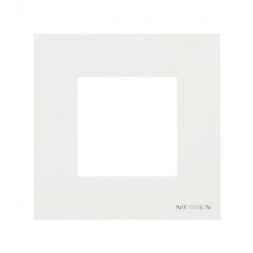 Moldura 1 elemento BRANCO NIESSEN ZENIT N2271 BL