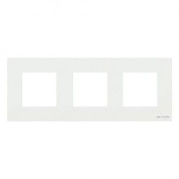 Moldura 3 elementos BRANCO NIESSEN ZENIT N2273 BL