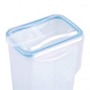 Jarra Plastico Cuadrada 1.500 ml. 22.5x15x8 (alt) cm. 2