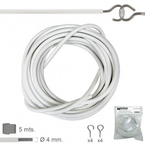 Kit Forrado Cortina Espiral Gusanillo de 5 Metros de...